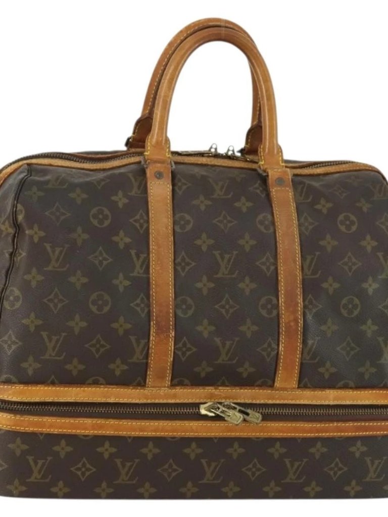 Louis Vuitton Monogram Sac Sports Boston Bag M41444 Lv Auth Bs31998